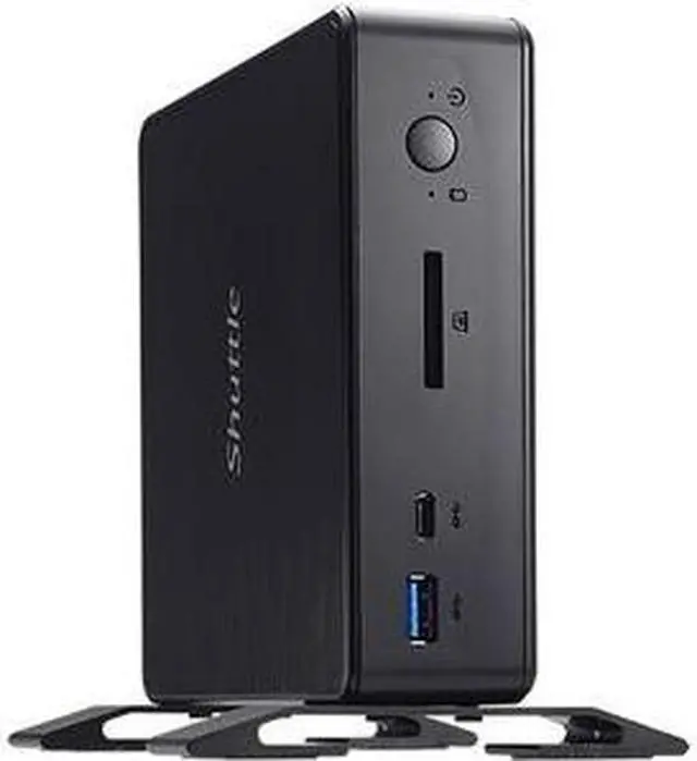 Alt view image 2 of 11 - Shuttle XPC nano NC10U3 Barebone System - Mini PC - Intel Core i3 8th Gen i3-8145U