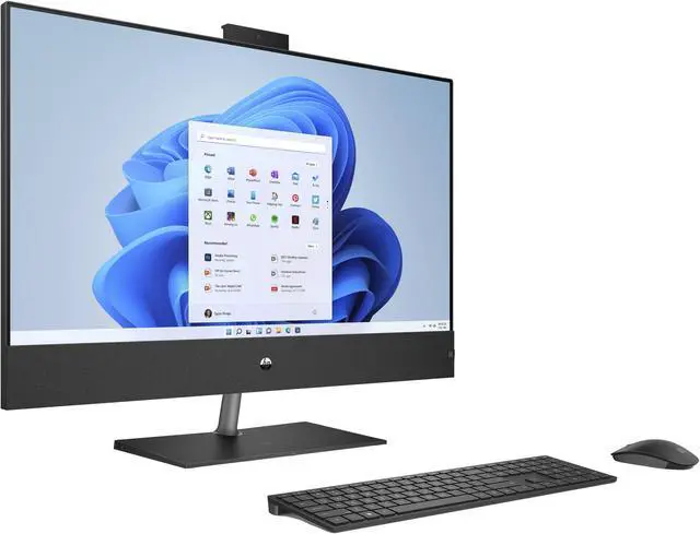Alt view image 10 of 10 - HP Pavilion 32-b0050 All-in-One Computer - Intel Core i7 12th Gen i7-12700T Dodeca-core (12 Core) 1.40 GHz - 16 GB RAM DDR4 SDRAM - 1 TB NVMe M.2 PCI Express SSD - 31.5" 4K UHD 3840 x 2160 - Desk