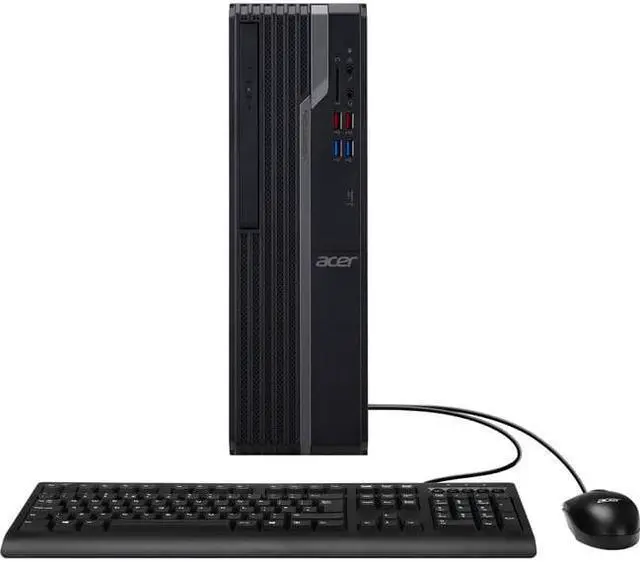 Alt view image 12 of 12 - Acer Veriton X4680G-I51140S3 Desktop Computer - Intel Core i5 11th Gen i5-11400 Hexa-core (6 Core) 2.60 GHz - 16 GB RAM DDR4 SDRAM - 512 GB PCI Express SSD - Black