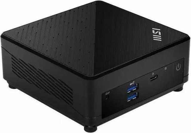 Main image of MSI Cubi 5 12M, 0.7L Mini PC, Intel Core i3-1215U, WiFi 6, BT 5.3, Duel LAN,  ThunderBOLT 4 Type C, Black, Non-OS (12M-086BUS)
