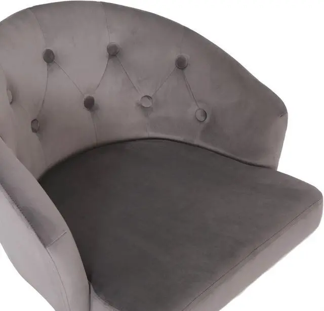 Alt view image 5 of 7 - FAMOYI Offical Bar Stool Height Adjustable Swivel Bar Velvet Material High Stool With Backrest For Indoor Outdoor, Kitchen, Bar Gray