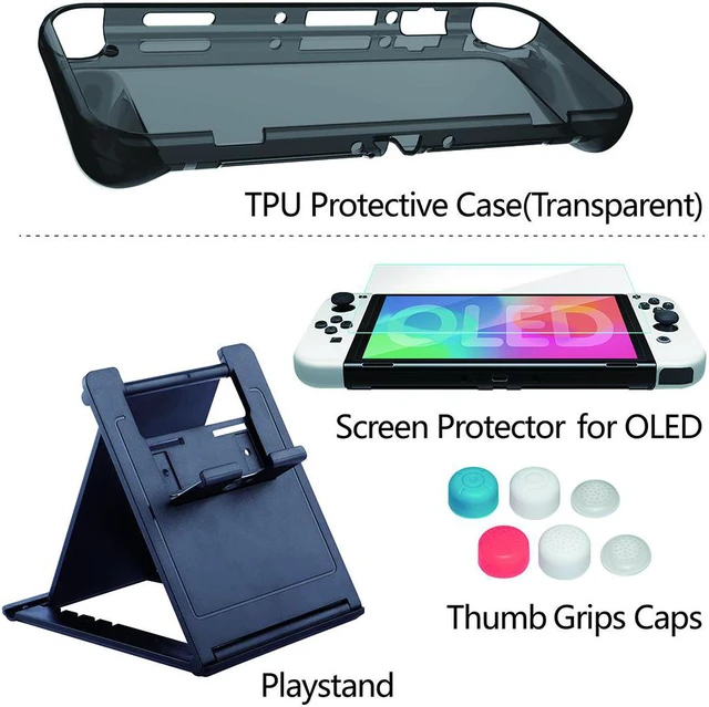 omarando Protective Case for Nintendo Switch (OLED model) , Soft TPU ...