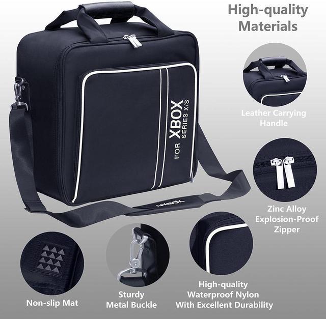 Black Portable Shoulder Bag Xbox Series X Gaming Accessories Storage Travel  Case