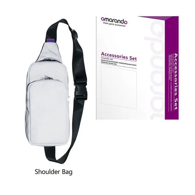 Alt view image 7 of 7 - Travel Shoulder Backpack, compatible with Switch 2 and Switch, gaming consoles storage bag, and other travel digital product storage bags