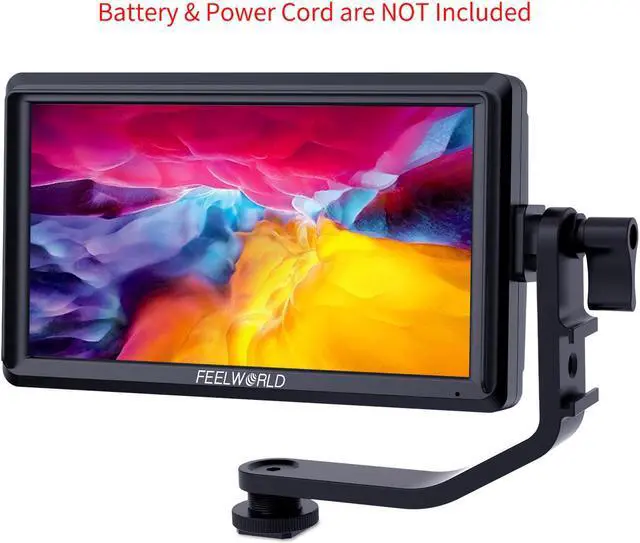 Main image of FEELWORLD S55 V2 5.5 inch Camera DSLR Field Monitor Small Full HD 1920x1152 IPS LUT Video Peaking Focus Assist with 4K HDMI 8.4V DC Input Output Include Tilt Arm
