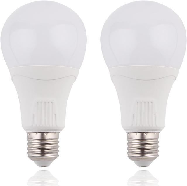 Radar Motion Sensor Led Light Bulb, A21 E26 15W (100W Equivalent) Auto on/off  Motion Activated Light Bulb Outdoor for Garage, Patio, Yard, Driveway,  Daylight Lamp 5000K 1500LM Pack