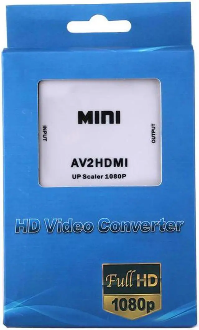Alt view image 7 of 7 - HDMI to 3RCA 1080P FHD Audio Video AV CVBS Converters Adapter HDMI2AV