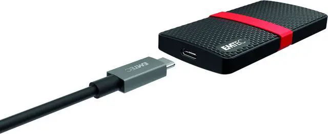 Alt view image 6 of 7 - Emtec X200 Power Plus 256GB mSATA Portable Solid State Drive (SSD) - ECSSD256GX200