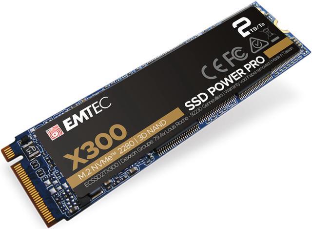 Emtec X300 Power Pro 2TB M.2 2280 PCIe Gen 3.0 x4 Internal Solid