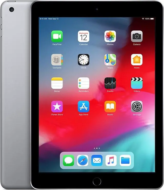 Alt view image 6 of 7 - Apple iPad 6, MR7F2LL/A, 9.7"/A10 Fusion/32GB Flash, Space Gray/Black