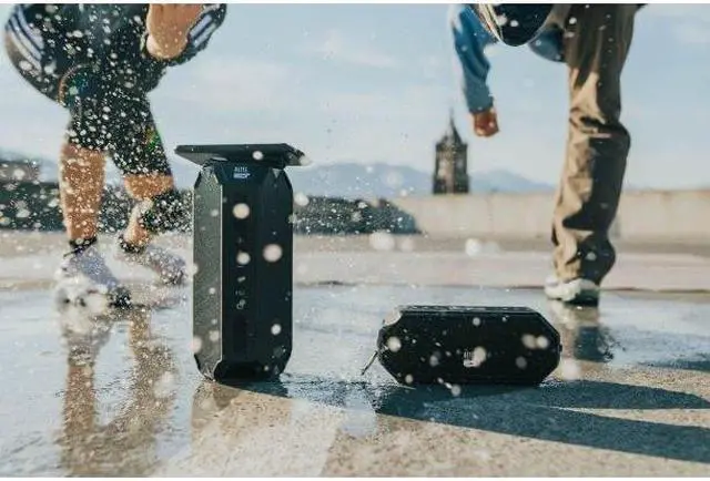 Alt view image 6 of 6 - Altec Lansing HydraBoom Everything Proof Bluetooth Speaker, Portable, IP67, IMW1400, Black
