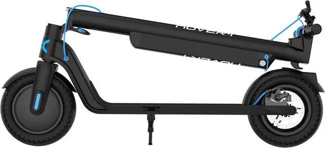 Alt view image 3 of 6 - Hover-1 Electric Folding Scooter Highlander Pro w/ LED Lights UL-Certified, H1-HRPRO-BLK, Black