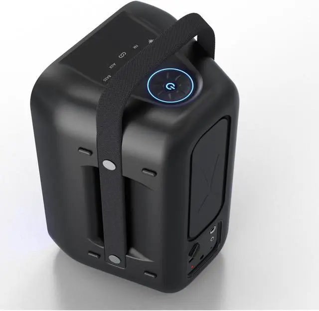 Alt view image 5 of 6 - Altec Lansing Shockwave Wireless Party Bluetooth Speaker, Portable, IP65, IMT7000, Black