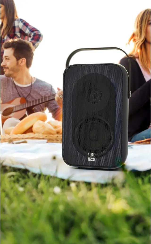Alt view image 6 of 6 - Altec Lansing Shockwave Wireless Party Bluetooth Speaker, Portable, IP65, IMT7000, Black