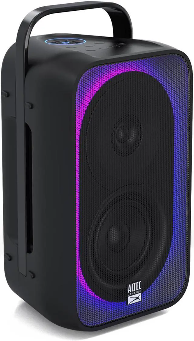 Alt view image 2 of 6 - Altec Lansing Shockwave Wireless Party Bluetooth Speaker, Portable, IP65, IMT7000, Black