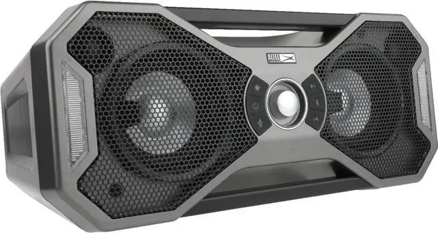 Alt view image 3 of 6 - Altec Lansing Mix 2.0 Bluetooth Speaker, IP67, IMW997-STL, Steel Gray