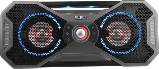 Alt view image 4 of 6 - Altec Lansing Mix 2.0 Bluetooth Speaker, IP67, IMW997-STL, Steel Gray