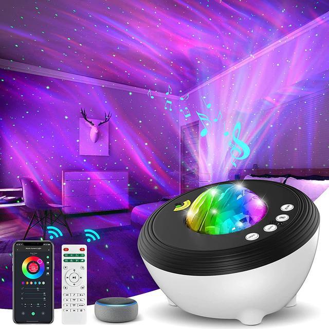 alaxy Projector, Star Projector Galaxy Light for Bedroom with APP & Remote  Control Bluetooth Music Speaker & 8 White Noises, LED Starlight Projector  Work with Alexa 