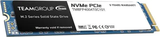 Alt view image 3 of 4 - Team Group MP34 M.2 2280 4TB PCIe 3.0 x4 with NVMe 1.3 3D NAND Internal Solid State Drive (SSD) TM8FP4004T0C101