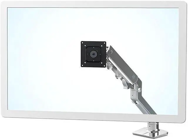 Alt view image 2 of 5 - Ergotron 45-475-026 Hx Desk Monitor Arm - Mounting Kit (Articulating Arm, Desk Clamp Mount, Grommet Mount, Pivot, Mounting Hardware, Extension Part) For Monitor - Aluminum - Polished Aluminum
