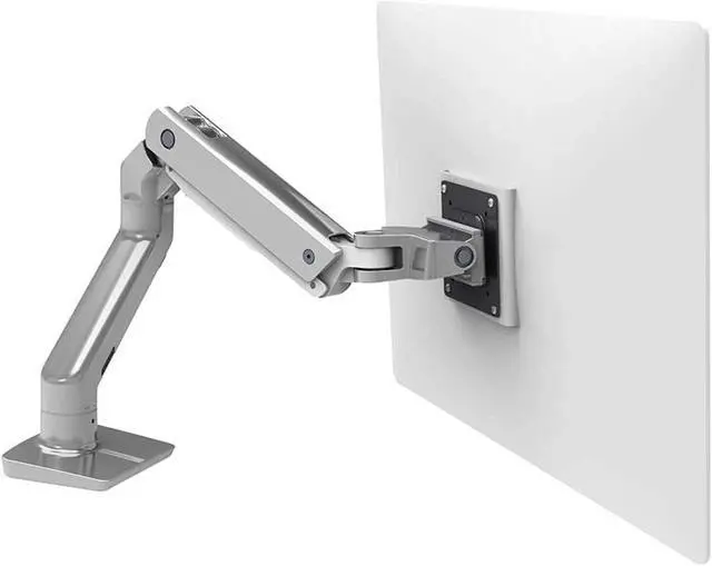 Alt view image 4 of 5 - Ergotron 45-475-026 Hx Desk Monitor Arm - Mounting Kit (Articulating Arm, Desk Clamp Mount, Grommet Mount, Pivot, Mounting Hardware, Extension Part) For Monitor - Aluminum - Polished Aluminum