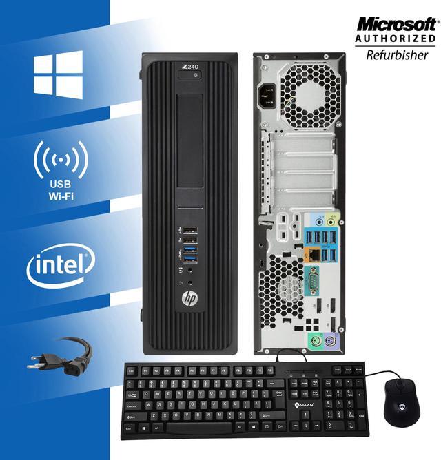 Refurbished: HP Z240 Small Form Factor (SFF) Desktop PC Core i5