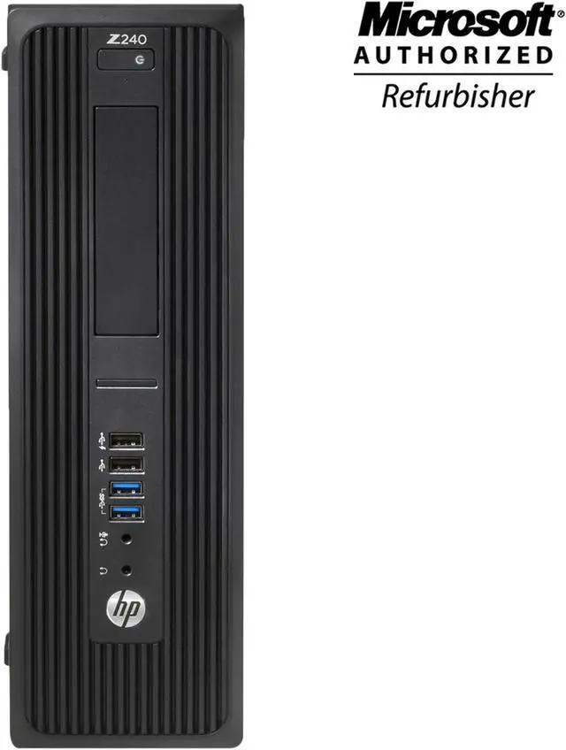 Alt view image 3 of 3 - HP Z240 Small Form Factor (SFF) Desktop PC Core i5 6th Gen 6500 @ 3.20Ghz (Upto 3.60 Ghz) 3- Monitor Support
USB 3.0 Ports, Free Wired Keyboard, Mouse, WiFi Adapter