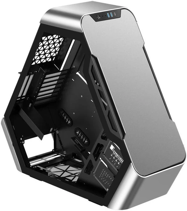 H.E. TR03-G ATX Triangle Gaming Computer Case Support ATX Motherboard ...