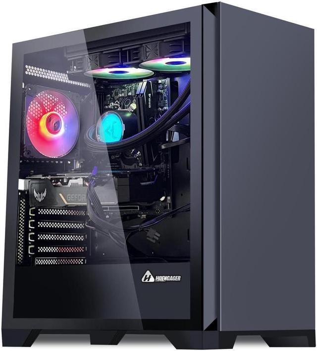 Hoengager Ares Gaming Desktop PC - AMD Ryzen 7 5700X 8-Core 3.4GHz