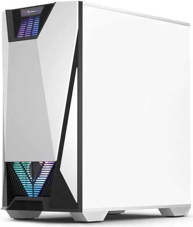 Alt view image 3 of 7 - Hoengager Battleaxe Gaming Desktop PC - AMD Ryzen 5 5600G 6-Core 3.9GHz- GeForce GTX 1650 - 16GB DDR4 3200MHz - 1TB M.2 +1TB SATA SSD- WIFI & Bluetooth 5.0 -RGB Fans - Windows 11 Pro Desktop Computer