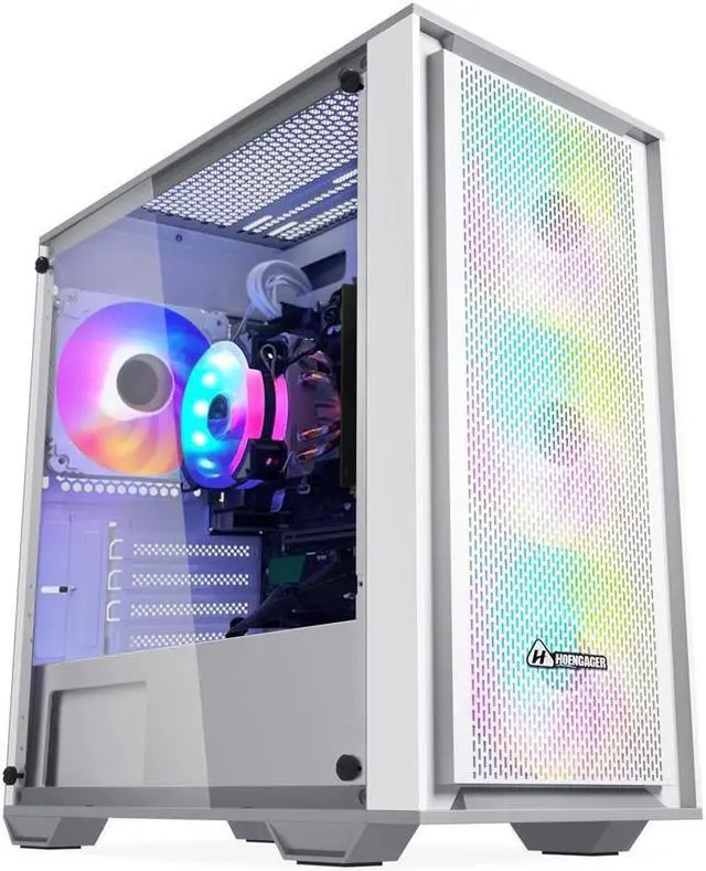 Hoengager Gaming Desktop PC - AMD Ryzen 5 5600G 6-Core 3.9GHz