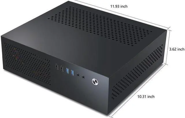 Alt view image 4 of 7 - H.E. Business Small Form Factor Desktop Computer AMD Athlon Dual Core 3.2Ghz 200GE DDR4 8GB RAM 500GB SSD  WIFI & Bluetooth Win 10 Pro