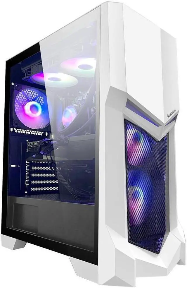 Main image of H.E. Transformers Gaming PC -AMD Ryzen 5 5600X 3.7 GHz -RTX 4060 8GB-32GB DDR4 RAM -1TB PCIe SSD -240 Liquid Cooler -WIFI &Bluetooth Ready -Windows 11 Pro Desktop Computer