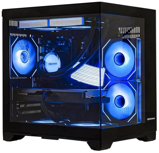 Alt view image 3 of 7 - Hoengager Gaming PC AMD Ryzen 7 5700X3D  8-Core 3.0 GHz, RTX 5060 8GB, 32GB DDR4 RAM 3200MHz,1TB PCIe +2TB SATA SSD, WIFI&Bluetooth Windows 11 Pro
