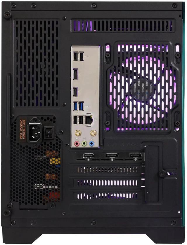 Alt view image 7 of 7 - Hoengager Gaming PC AMD Ryzen 5 5600GT  6-Core 3.6GHz, Radeon RX 9060 XT 16GB, 32GB DDR4 RAM 3200MHz,1TB PCIe SSD, WIFI&Bluetooth Windows 11 Pro