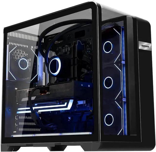 Main image of Hoengager Astral Plus Gaming PC -AMD Ryzen 5 9600X 6-Core 3.9 GHz -Radeon RX 9060 XT 8GB -32GB DDR5 6000MHZ RAM-1TB PCIe +1TB SATA SSD -WIFI &Bluetooth -RGB Fans-Windows 11 Pro Desktop Computer-Black