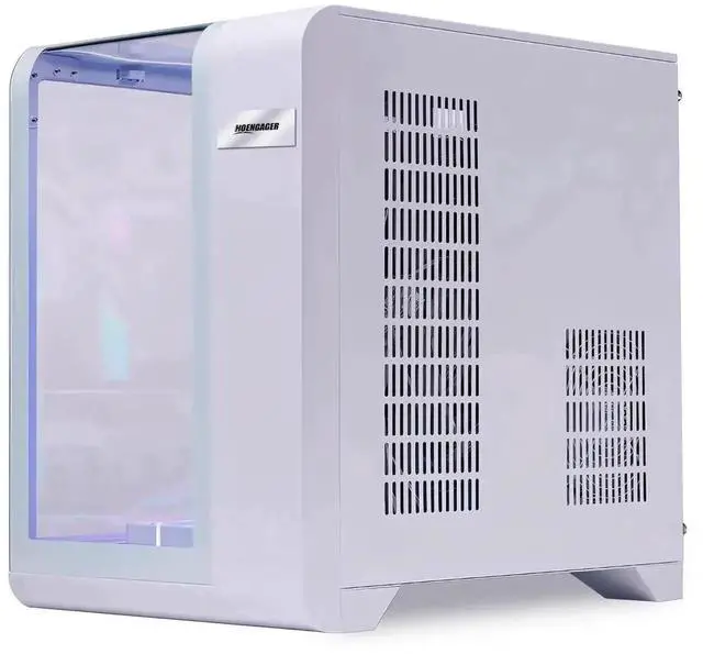 Alt view image 5 of 7 - Hoengager Astral Mini Gaming PC -AMD Ryzen 7 7700 8-Core 3.8 GHz-Radeon RX 9060 XT 8GB -32GB DDR5 6000MHZ RAM-1TB PCIe SSD -WIFI &Bluetooth -RGB Fans-Prebuilt PC Windows 11 Pro Desktop Computer-White