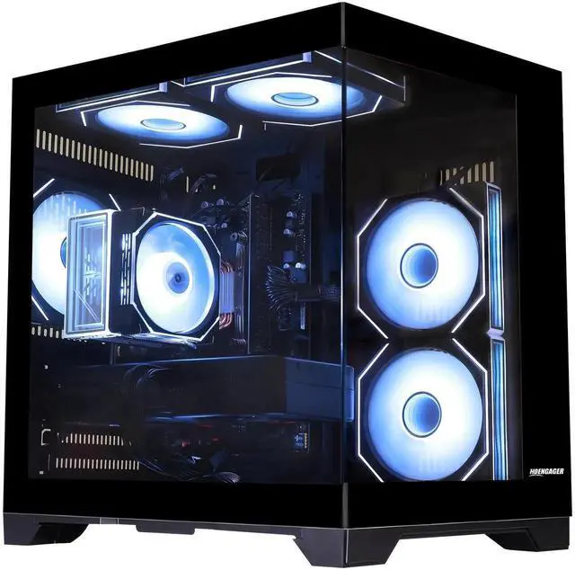 Main image of Hoengager King Gaming Desktop AMD Ryzen 5 5600GT 3.6 GHz,GeForce RTX 3060 12G, 32GB DDR4 3200MHz RAM ,1TB PCIe SSD ,RGB FAN ,WiFi &Bluetooth Windows 11 Pro Prebuilt Gaming PC