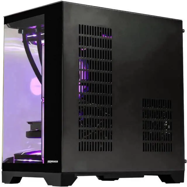 Alt view image 5 of 6 - HoengagerGaming PC - AMD Ryzen 5 9600X  6-Core 3.9GHz, Intel Arc B580 12GB, 32GB DDR5 RAM, 1TB PCIe SSD, WiFi + BT, 850W PSU,Liquid cooler, Windows 11 Pro -RGB Prebuilt Desktop
