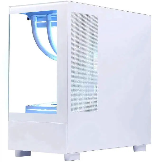 Alt view image 6 of 6 - Hoengager Gaming PC Intel Core i7-12700KF 12-Core (8P+4E) 3.6 GHz,RTX 5060 Ti 16GB, 32GB DDR5 RAM 6000MHz,1TB PCIe +4TB SATA SSD, WiFi & BT ,850W PSU, Liquid cooler, Windows 11 Pro Desktop-White
