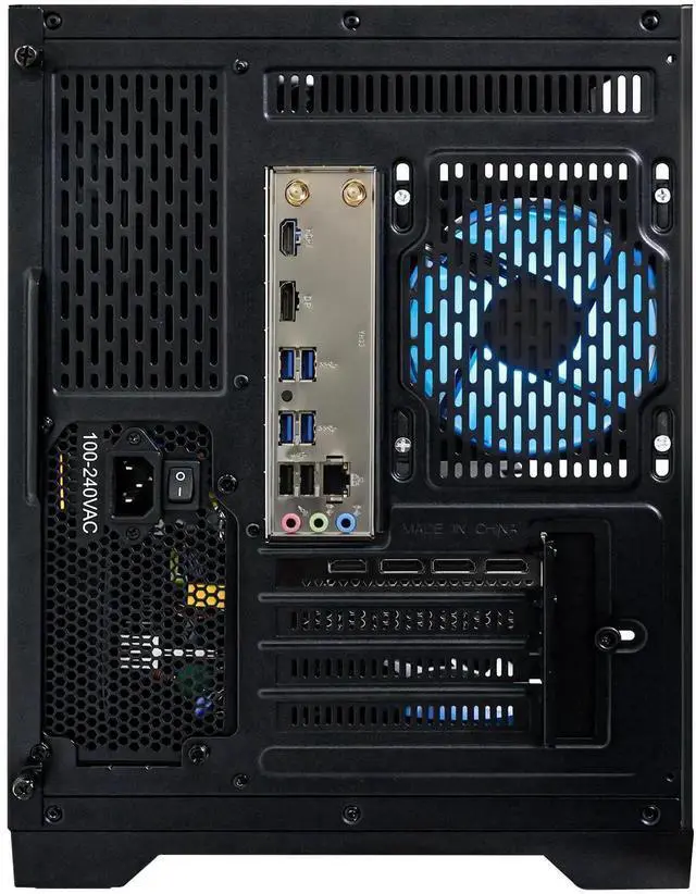 Alt view image 7 of 7 - HoengagerGaming PC - AMD Ryzen 7 9700X  8-Core 3.8 GHz , Intel Arc B580 12GB, 32GB DDR5 RAM 6000MHz, 1TB PCIe +1TB SATA SSD, WiFi + BT, 850W PSU,240 AIO Liquid cooler, Win11 Pro -RGB Prebuilt Desktop