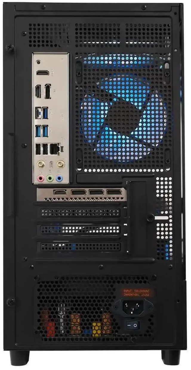 Alt view image 7 of 7 - Hoengager Gaming PC Intel Core i7-12700K 12-Core (8P+4E) 3.6 GHz,Radeon RX 9070 XT 16GB, 32GB DDR5 RAM 6000MHz,1TB PCIe SSD, WiFi & BT ,850W PSU, Liquid cooler, Windows 11 Pro Desktop