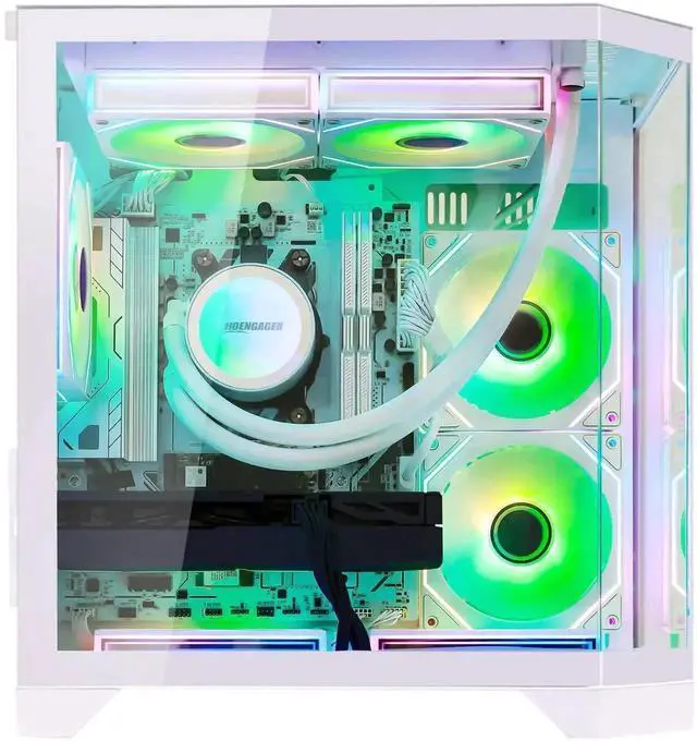 Hoengager RTX 5070 12GB Gaming PC Desktop - AMD Ryzen 7 7800X3D 8