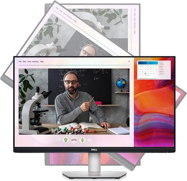 Alt view image 4 of 20 - Dell S2422HZ 23.8" FHD IPS Monitor 4ms (GtG) 16:9, Contrast Ratio 1000:1, Brightness 250 cd/m² AMD FreeSync Anti-glare Height Pivot Swivel Tilt USB-C HDMI