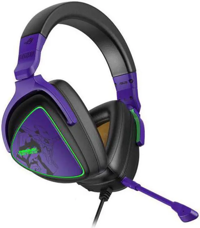 Main image of ASUS ROG Delta S EVA Edition RGB Headset, High-Resolution ESS 9281, Noise-Canceling Microphone, PC/MAC/PlayStation/Nintendo - Evangelion Limited