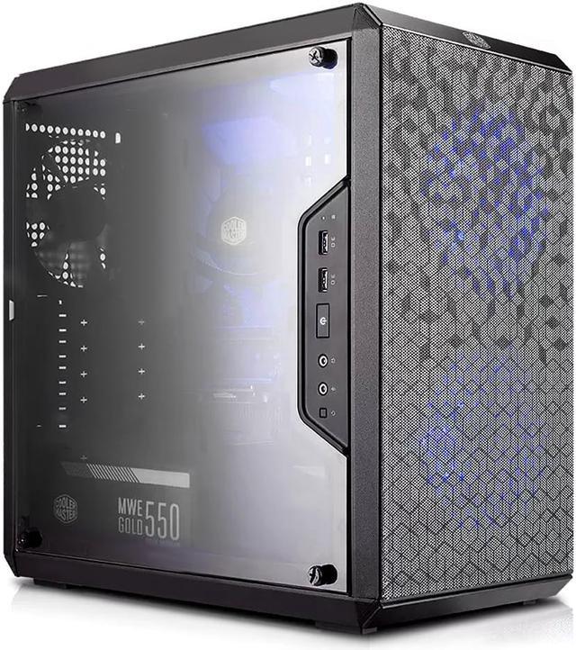 H.E. QB Gaming Desktop PC- AMD Ryzen 7 5000 Series 5700G 8-Core, 3.8 GHz  .16-Thread CPU ,16GB DDR4 3200 RAM with 240mm Liquid Cooler 500GB SSD