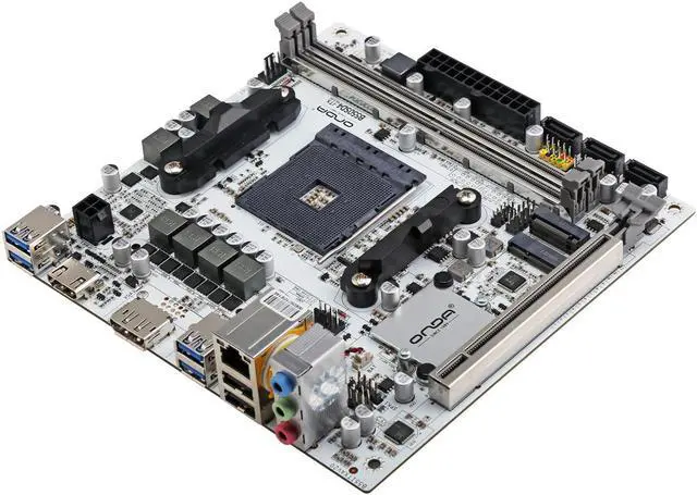 Alt view image 2 of 4 - Hoengager B550 ITX AMD B550 Motherboard Socket AM4 Supports AMD Ryzen 5600 / 5500 / 4500
ITX form factor