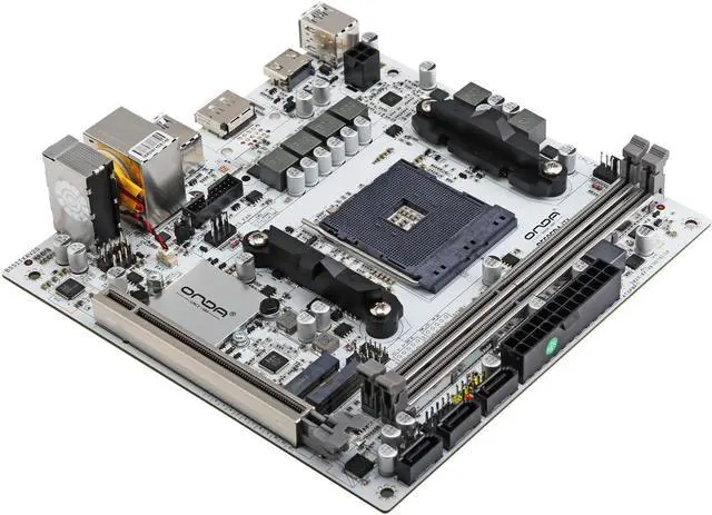 Alt view image 3 of 4 - Hoengager B550 ITX AMD B550 Motherboard Socket AM4 Supports AMD Ryzen 5600 / 5500 / 4500
ITX form factor