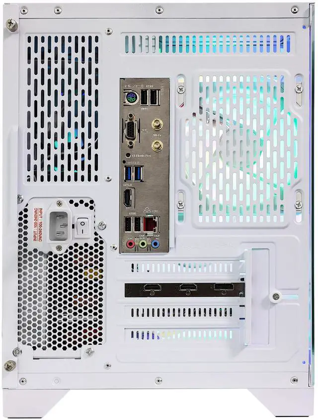 Alt view image 7 of 7 - Hoengager Gaming PC -AMD Ryzen 7 9700X 8-Core 3.8 GHz-RTX 5070 12GB -32GB DDR5 RAM-1TB PCIe SSD-360 Liquid Cooler -WIFI &Bluetooth-850W PSU -ARGB Fans-Windows 11 Pro prebuilt Gaming Desktop PC-White