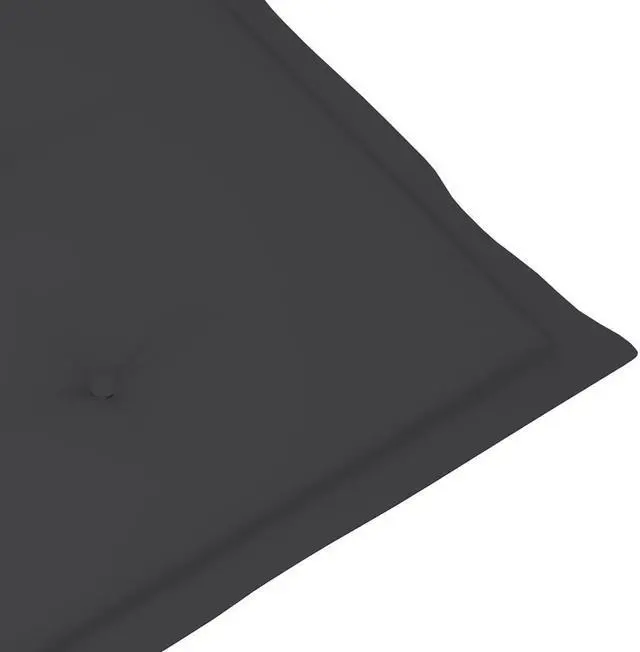 Alt view image 6 of 11 - vidaXL Chair Cushion 4 Pcs Garden High Back Chair Cushion Anthracite Fabric
